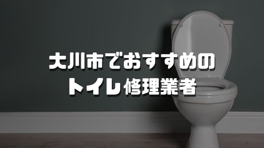 <span class="title">大川市のおすすめトイレ修理業者3選</span>